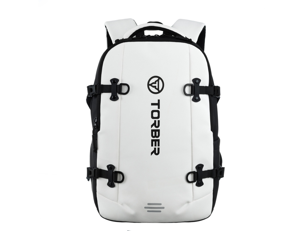 Рюкзак спортивный TORBER Xtreme 18, белый/чёрный, 31 х 12 х 46 см, 17л
