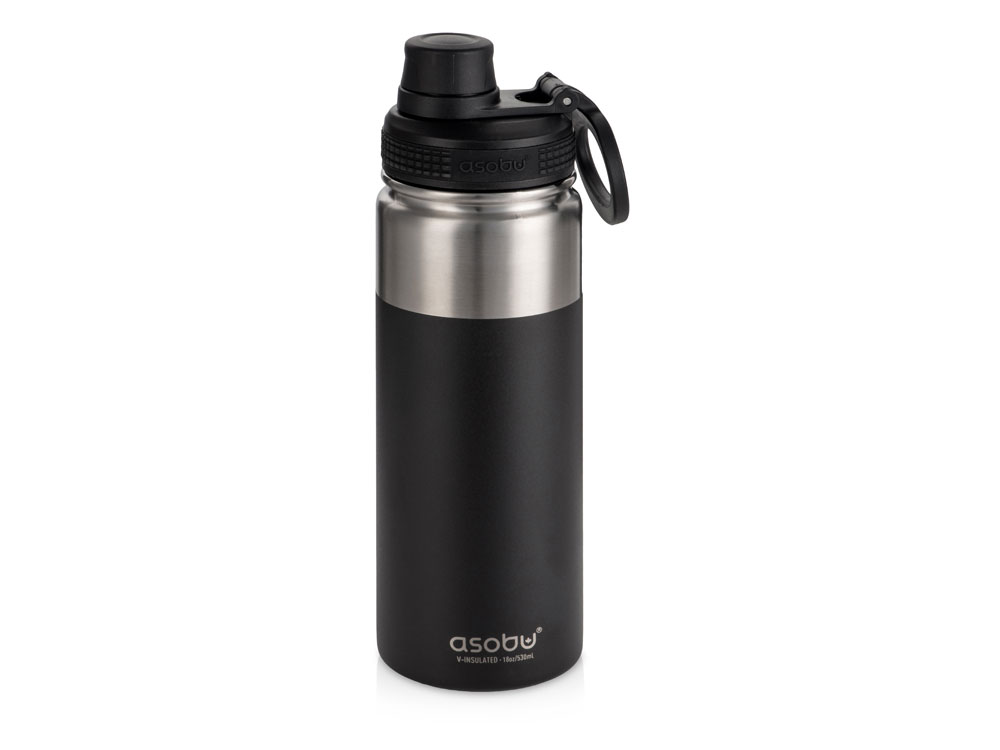 Вакуумная термобутылка ALPINE FLASK, 530 мл, черный