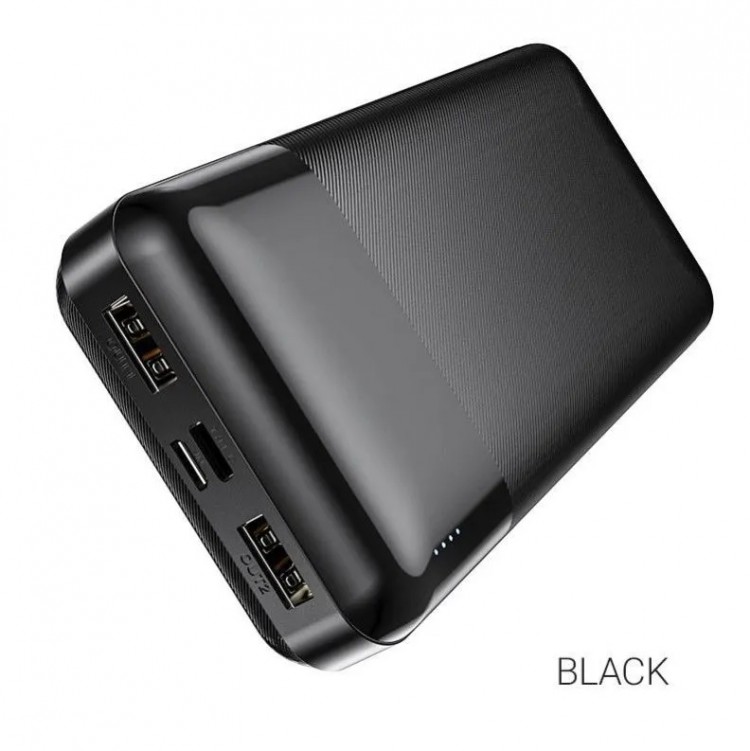 Внешний АКБ HOCO J72A Easy Travel 20000mAh, 2xUSB, 2А, LED, Li-Pol 	