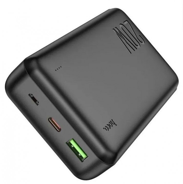 Внешний АКБ HOCO J87A Tacker 20000mAh, 1xUSB, 1xUSB-C, 3А, QC3.0, PD20W, LED, Li-Pol 	