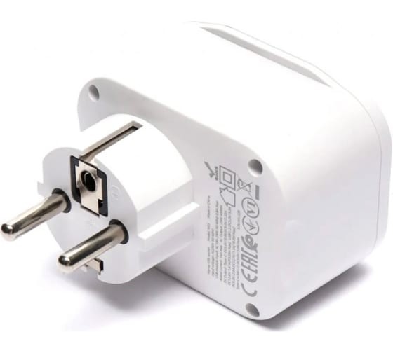 Сетевой фильтр на 1 розетку HOCO NS3 16A, 2xUSB QC3.0, 3A, 18W, 1xUSB-C PD20W 		